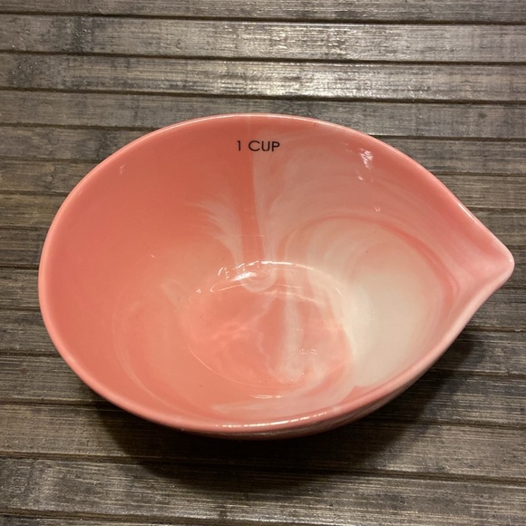 Marbled Porcelain Nesting Measuring Cups Pink/White - Picture 5 of 11